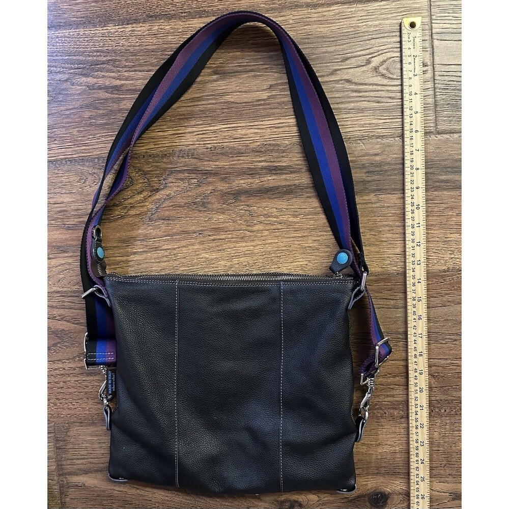 Gabs Italia G-Urban M Ruga Tweed Leather Convertible Shoulder Bag - Picture 7 of 8